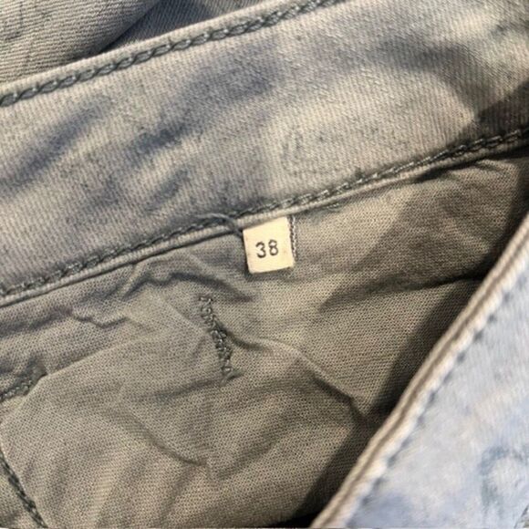 Comptoir des Cotonniers The Jeans Limited Edition Denim Teal Marled Size Medium - Picture 10 of 11